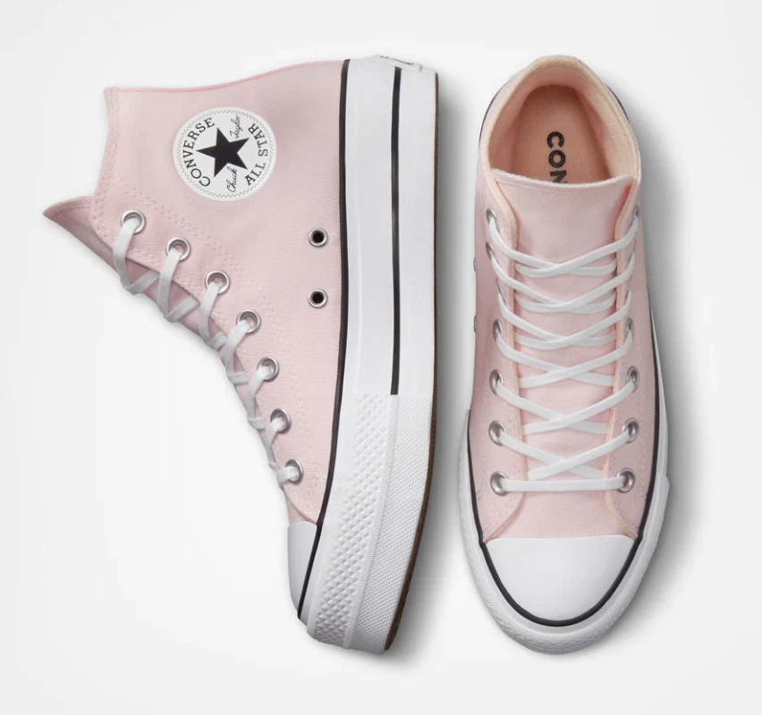 beklimmen pijnlijk vrede NEW Women&#039;s Converse Chuck Taylor All Star Hi Shoes Lift Platform  A05135F Pink | eBay