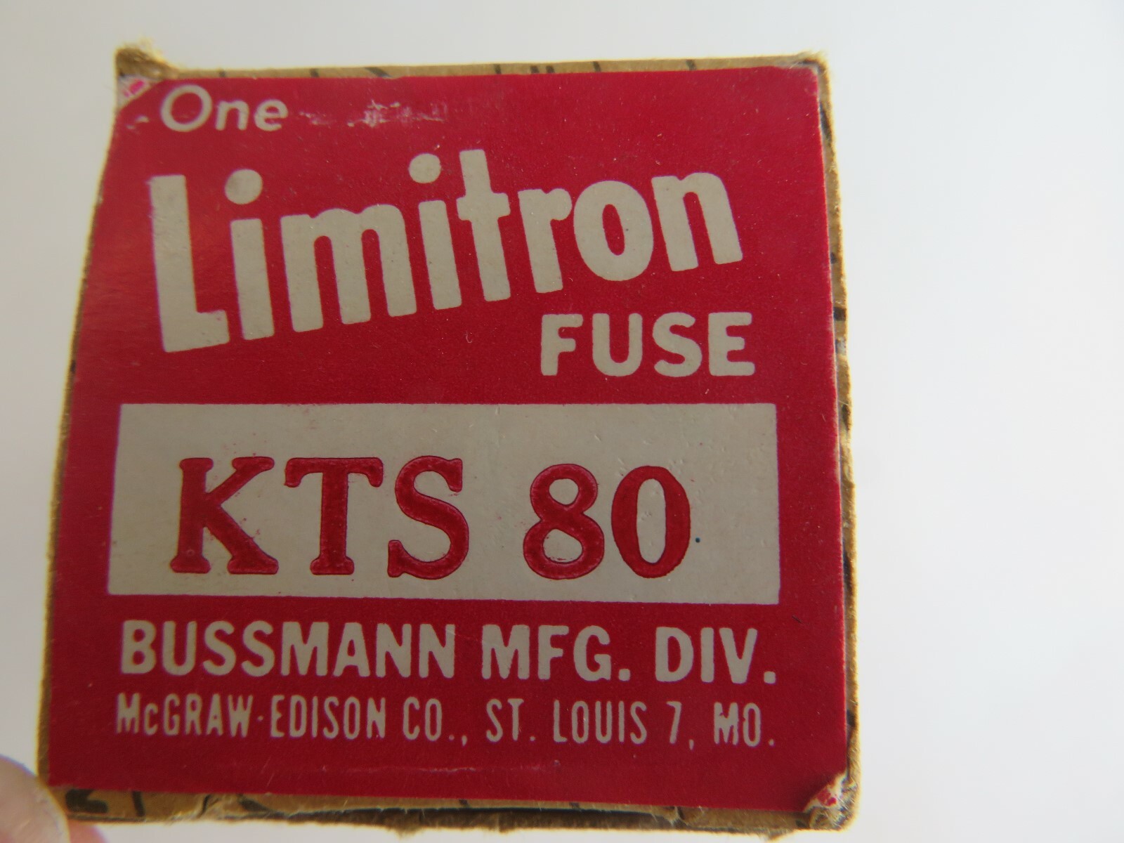 Fusible Limitron Bussmann KTS60 - 600 Volts 60 Ampères - NEUF Sans Boîte