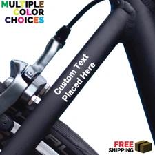 Custom Text Sticker Decal Custom Name Triathlon Bike Sticker Mountain Bike Decal