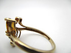 10K Yellow Gold Citrine Mystic Topaz Diamond Heart Ring Size 7 [R324] — photo 9