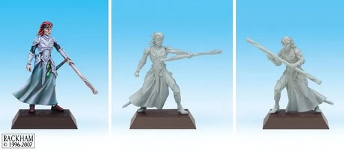 Figurine Rackham Confrontation - Cadwallon Cynwall Quarterstaff (joueurs De Bâton) OOP