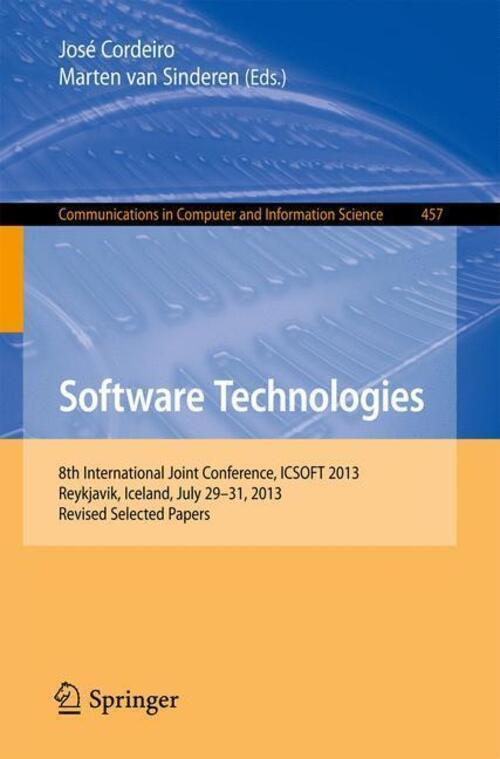 Thumbnail - Marten Van Sinderen (u. A.) | Software Technologies | Taschenbuch |