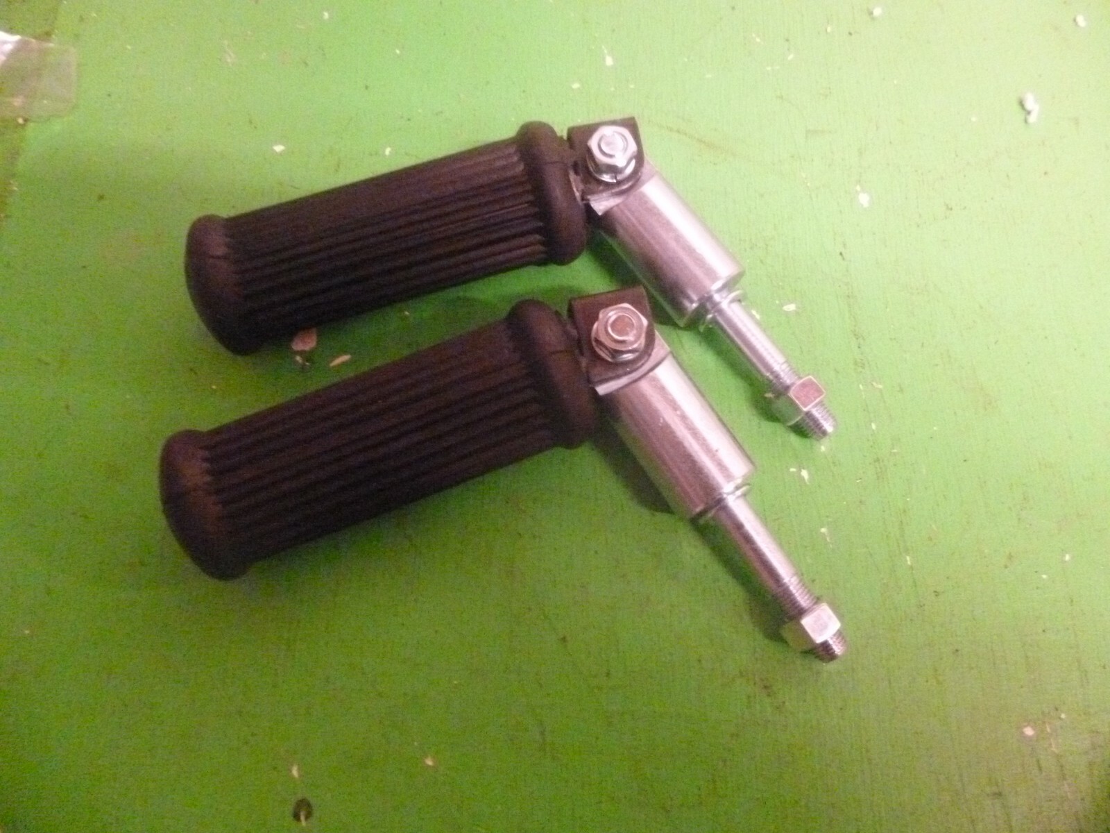 bsa A10 B33 rear foot rests pillion foot pegs eBay