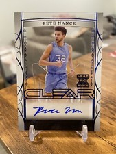 PETE NANCE 2022-23 LEAF TRINITY BASKETBALL CLEAR ROOKIE AUTO #/30 🔥📈