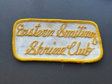 Vintage Masonic Eastern Smiling Shrine Club Patch