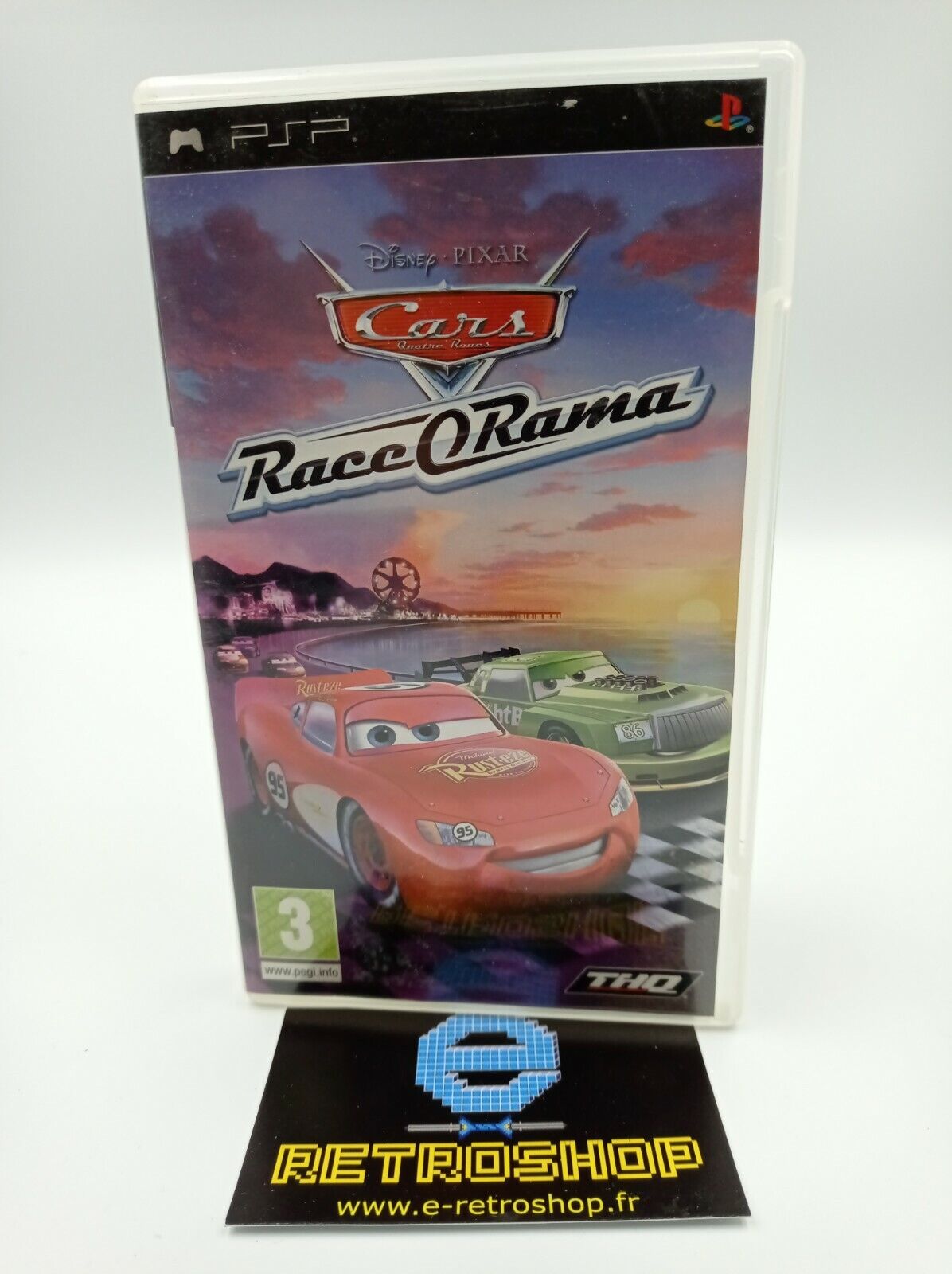 Jeu sony PSP Cars race o rama DISNEY PIXAR complet jeux vidéo retrogaming