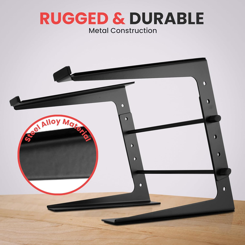 Portable Adjustable Laptop Stand - 6.3 to 10.9 Inch Anti-Slip Standing Tab - Afbeelding 4 van 12