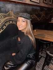 leather brim hat - fiits men and women