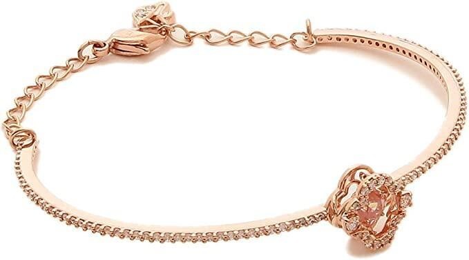 NWB Swarovski Sparkling Dance bangle Clover, Pink, Rose gold