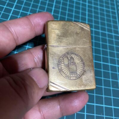 アクセサリー ZIPPO 50th Anniversary Cream Soda Zippo 50 Years and Glowing Stronger 1932-1982 Untested Lighter