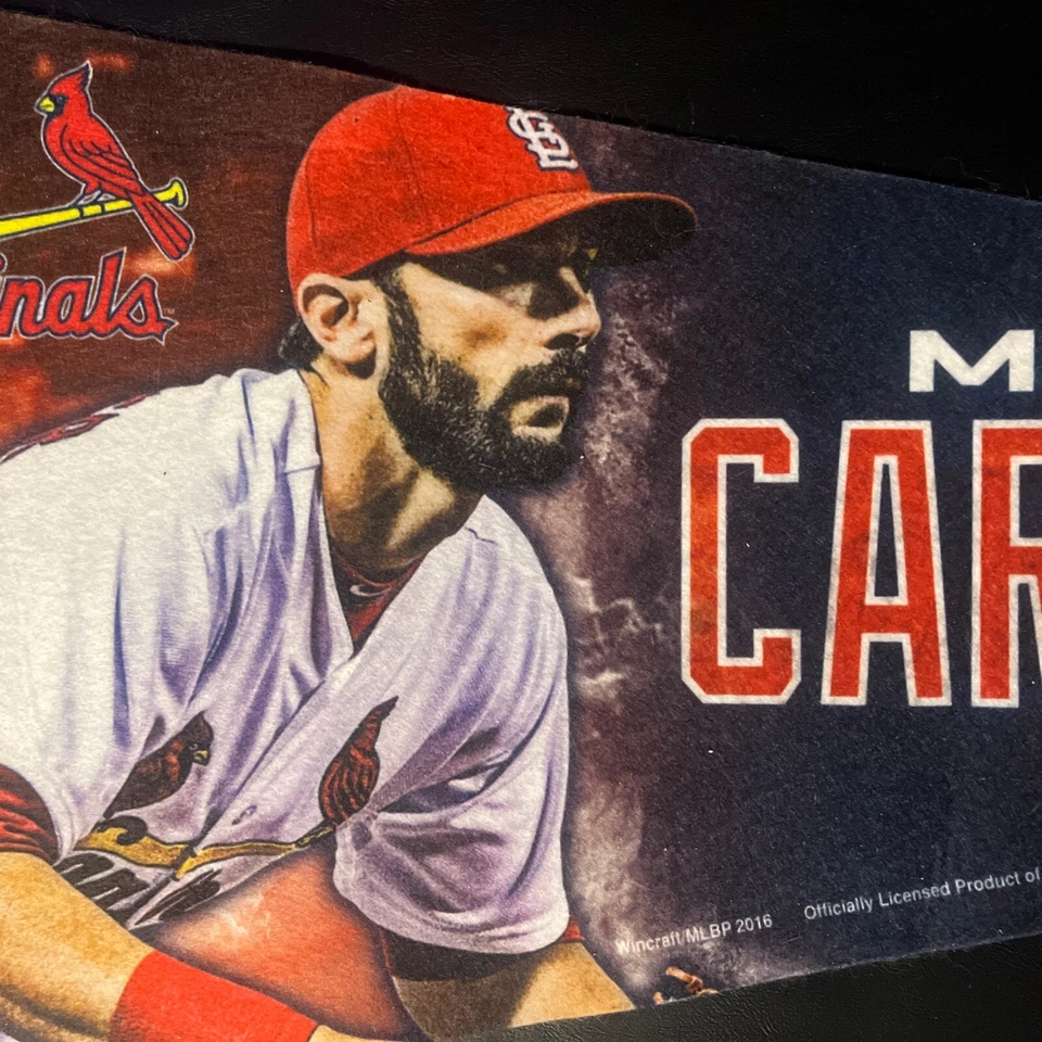 Matt Carpenter Saint Louis Cardinals Felt Pennant-29-1/2” MLB Wincraft 2016 USA - Image 4 of 4