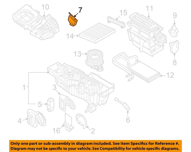 Automotive OEM NEW HVAC AC Heater Hot Air Temperature Blend Door