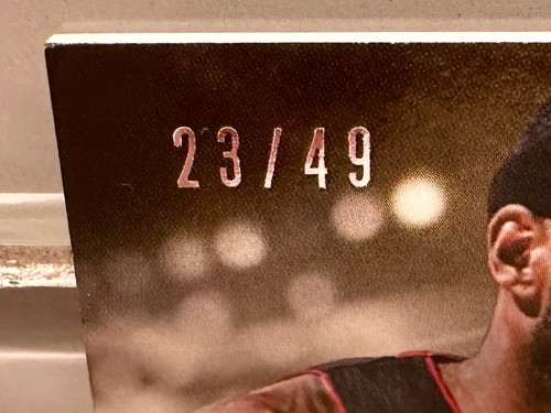 JERSEY #! 2013-14 Intrigue LeBron James/Bosh 23/49! HEAT GAME WORN JERSEY (1/1)! - Picture 3 of 3