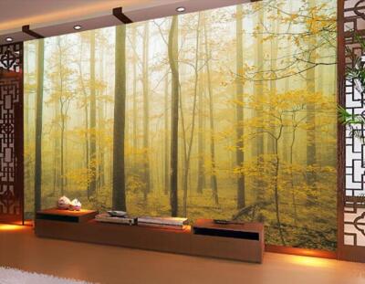 3D Wald Hügel H199 Tapete Wandbild Selbstklebend Abnehmbare Aufkleber Sinsin