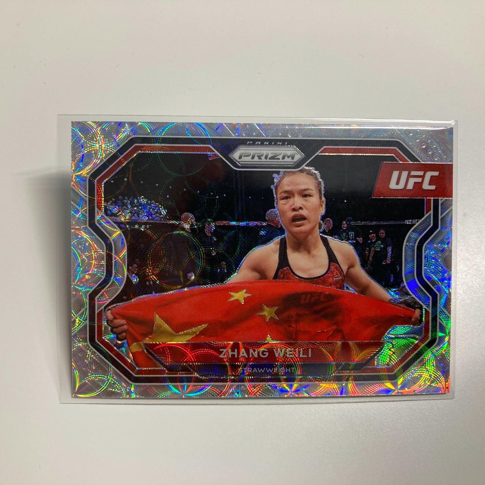 Zhang Weili 2021 Panini Prizm UFC Premium Box Set Scope Prizm Card 36/99 #189
