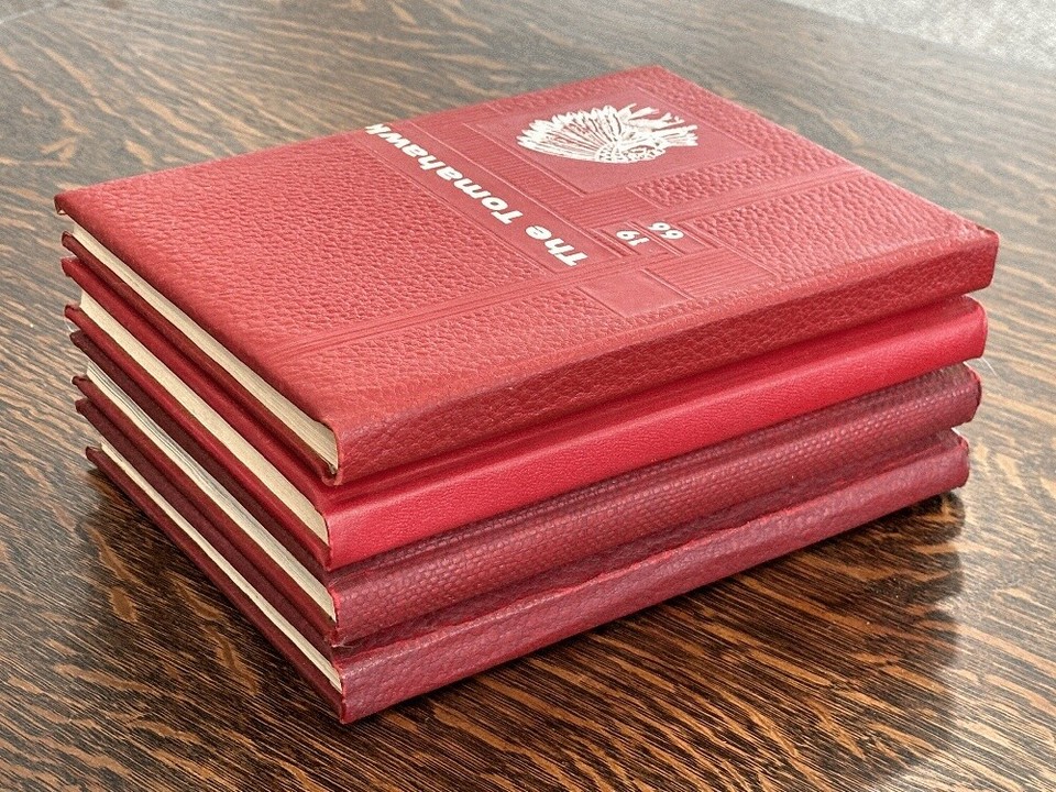 Lot of 4 Hillsboro (Ohio) High School Yearbooks 19631966 Highland Co.The Tom.. eBay