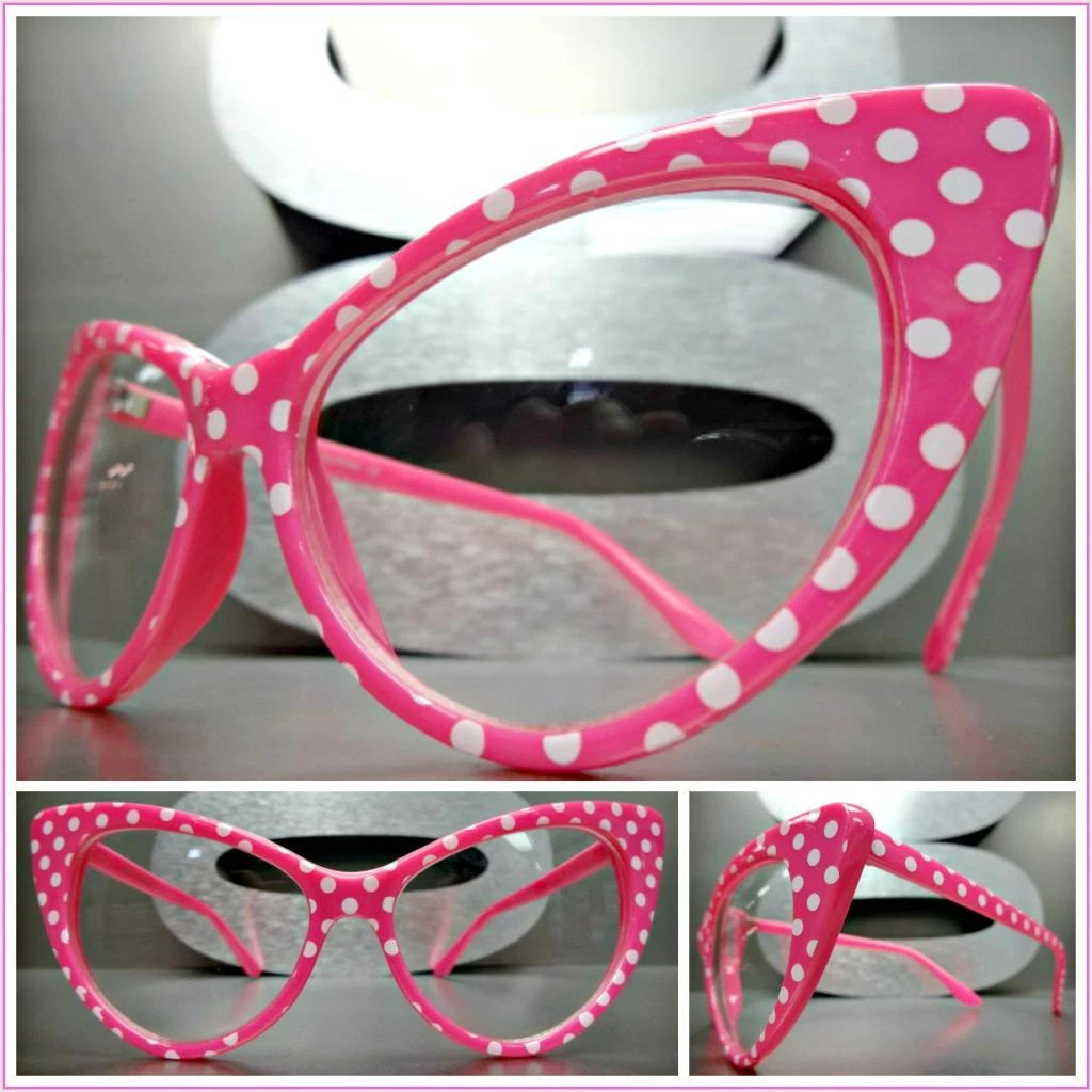 Cat eye glasses pink hotsell