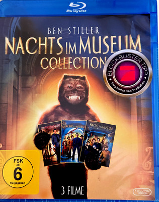 Nachts im Museum Collection 1 -3  - 3 BluRay Neu OVP