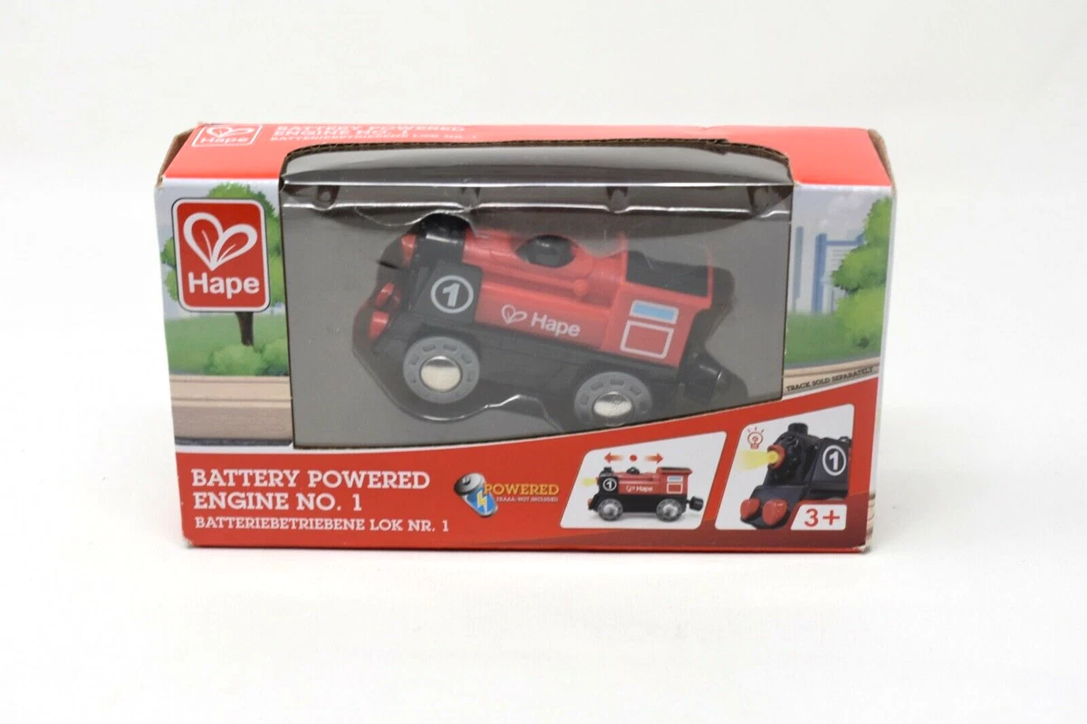 Hape Wooden Railway Battery Powered Engine No. 1 Kid s Train