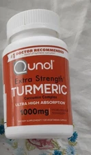 Qunol Turmeric 1000 mg 120 Ct Vegetarian Support Healthy inflammation Exp 09/25