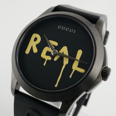 Gucci G-Timeless Ghost Herren Quarzuhr schöner Zustand aus Japan