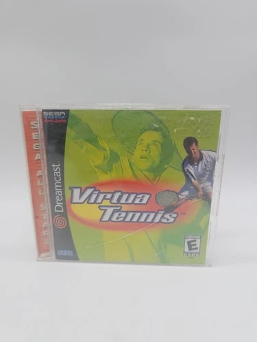 Virtua Tennis, Sega Dreamcast, 2000, Complete CIB, Tested Cracked Case