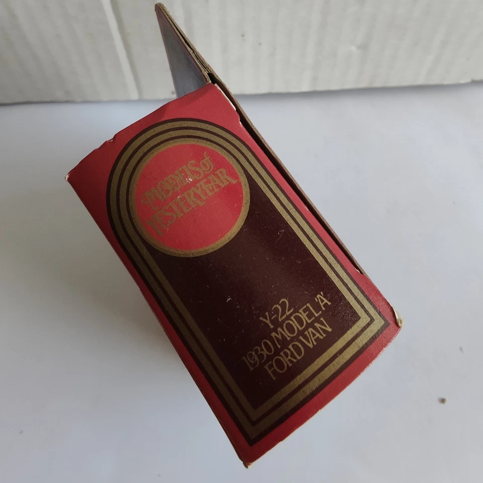 Matchbox Yesteryear Y-22 1930 Ford Model A Van Vintage Diecast Car NIB - Image 4 of 4