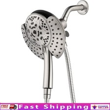 High Pressure Dual Shower Head W/ Handheld Rainfall 21 Showering Combinations US
