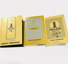 Paco Rabanne 1 Million Parfum Lucky EDT Sample Set 1.5ml x 3 Men