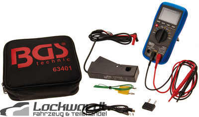 BGS Automotive Digital Multimeter with USB Interface