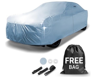 iCarCover 18-Layer Premium Car Cover Waterproof Fits 145-154 Inches