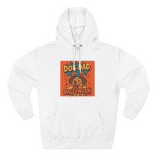 Halloween Dog Dad Hoodie, Cute Pet Lover Gift, Cozy Fleece, Fall Fashion