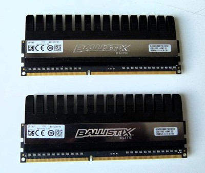 2x 4GB Crucial Ballistix Elite BLE4G3D1608DE1TX0.16FED2 DDR3 1600MHz PC3-12800U