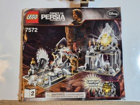 LEGO Prince of Persia: (7571 and 7572) ALL Pieces, Minifigs, and Manuals. No Box