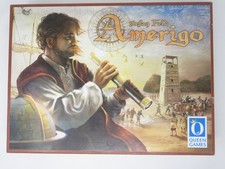 Amerigo Board Game Stefan Feld Queen Games Verified Complete Euro
