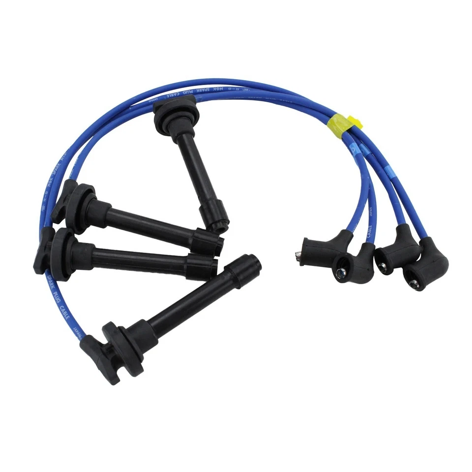 Juego de cables de encendido NGK 8018 / HE64 7 mm para Acura Integra Honda Civic del Sol L4 Foto 2 de 2