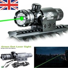 Tactical Green Dot Laser Sight Designator Air Gun Rifle Mount Hunting Scope UK