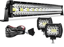 LED Light Bar 32 Inch 585W Triple Row 58500LM Flood Spot Combo Beam Led Bar 2...