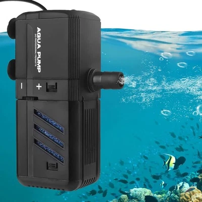 MARKENLOS Aquarium Pumpe 500L/h Filterpumpe Innenfilter Sauerstoffversorgung Aquariumpumpe
