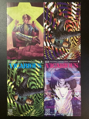 VICARIOUS #5 SET OF 4 1:15,10 VALERIO PANOSIAN VECCHIO VARIANT COMIC BOOK BA