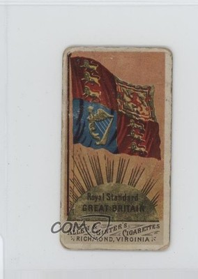 1887 Allen & Ginter Flags of all Nations Arched Title Back Great Britain 05ri