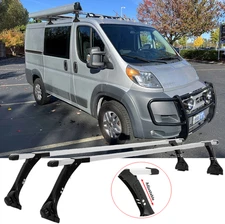 63" Van Adjustable Roof Rack Cross Bars Cargo Carrier For RAM ProMaster 13-2024