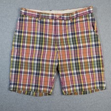 POLO by Ralph Lauren Madras Plaid Vintage Preppy Shorts Men's 36 100 Cotton