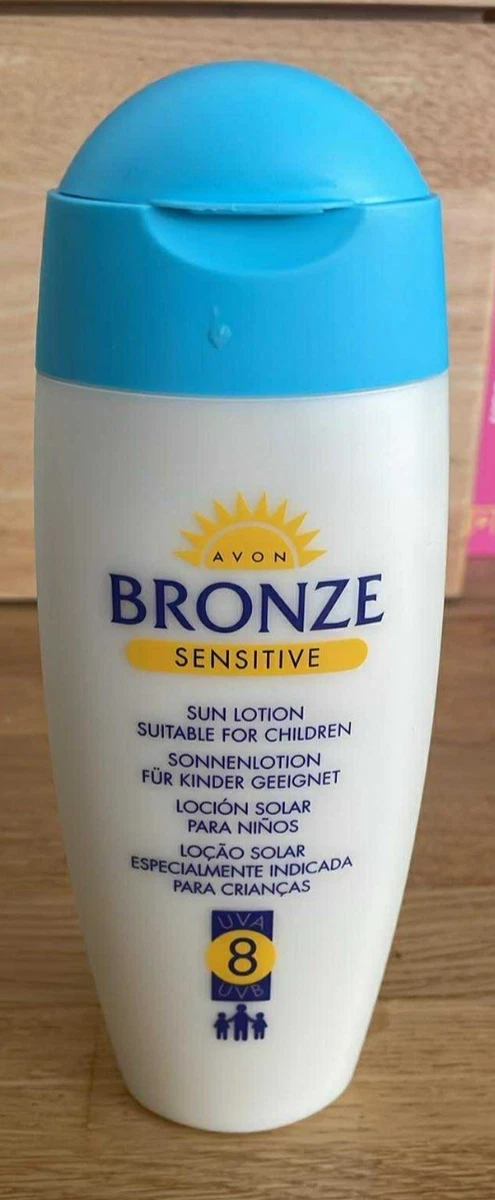 AVON BRONZE SENSITIVE SUN LOTION SUITABLE FOR CHILDREN UVA 8 UVB 200 ML LAST ONE