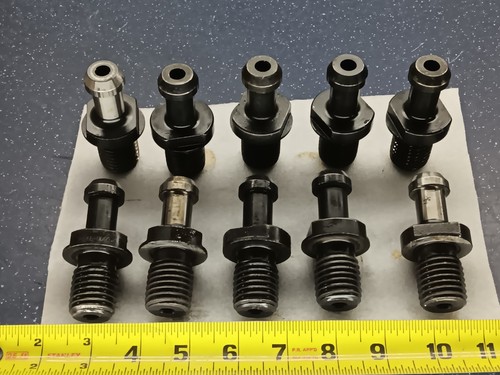 10x Lot CAT50 90 degree 1"-8 MAS3 Coolant Tool Holder Retention Knobs Pull Studs