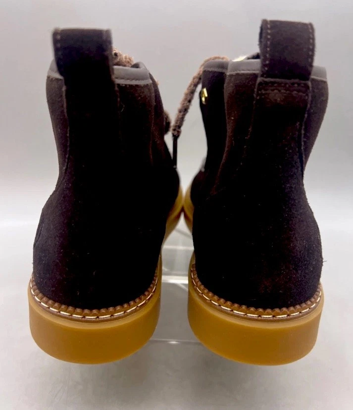BOTAS CHUKKA Cole Haan Summit talla 8,5B gamuza chocolate para mujer BOTINES W26326 *NUEVAS Foto 3 de 4