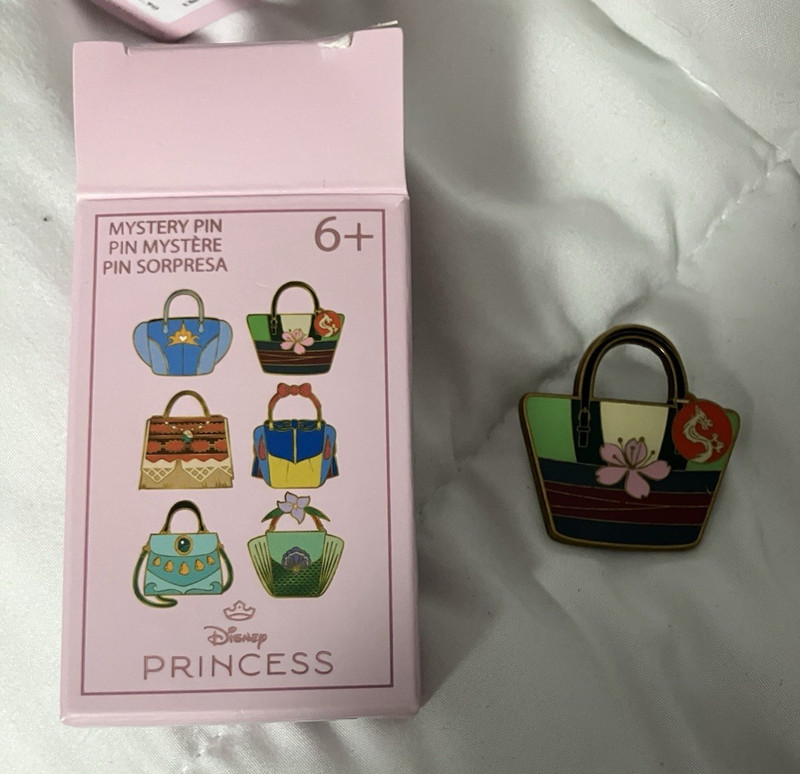 Disney Princess Mystery Mulan Handbag Purse Design Pin Single