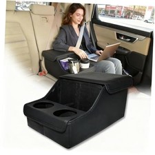 Backseat Car Organizer, Middle Seat Organizer With 4 Storage Compartments 2