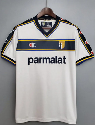 Parma Calcio 2002 2003 Auswärtstrikot Champion Parmalat Retro Neu