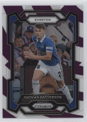 2023-24 Prizm Premier League Purple & White Stripes 15/92 Nathan Patterson 1o5o